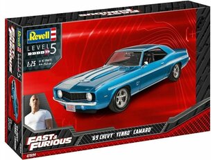 Сборная пластиковая модель Revell - Fast & Furious 1969 Chevy Camaro Yenko, 1/25, 07694 цена и информация | Конструкторы и кубики | kaup24.ee