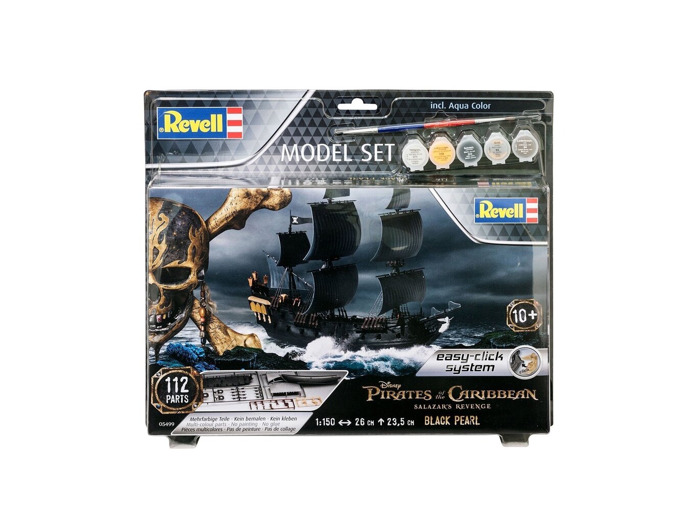 Mudellaev, Revell - Black Pearl Model Set, 1/150, 65499 hind ja info | Klotsid ja konstruktorid | kaup24.ee