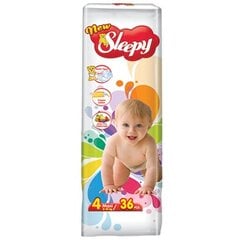 Mähkmed New Sleepy Maxi-36 tk (suurus 4) 8-18 kg цена и информация | Подгузники | kaup24.ee