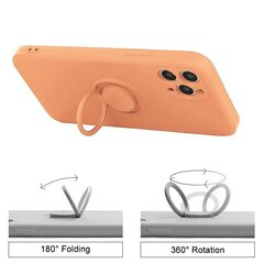 Mocco Pastel Ring Silicone Back чехол Силиконовый чехол для Apple iPhone 12 Max Оранжевый цена и информация | Чехлы для телефонов | kaup24.ee
