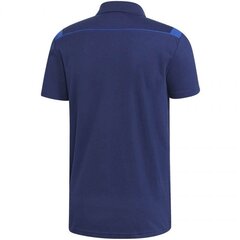 Футбольная мужская футболка Adidas Tiro 19 Cotton Polo M DU0868, синяя цена и информация | Мужская спортивная одежда | kaup24.ee