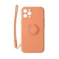 Mocco Pastel Ring Silicone Back чехол Силиконовый чехол для Xiaomi Redmi Note 9T Оранжевый