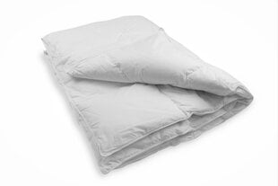 Премиум экологическое пуховое одеяло 200x200 см, RL64, с 1,6 кг 70% наполнением гусиного пуха белое цена и информация | Одеяла | kaup24.ee
