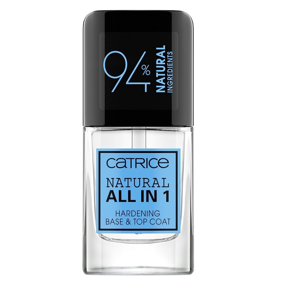 Küünelaki alus-pealislakk Catrice Natural All in 1 10.5 ml hind ja info | Küünelakid, küünetugevdajad | kaup24.ee