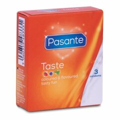 Kondoomid Pasante Taste 3 tk. hind ja info | Kondoomid | kaup24.ee