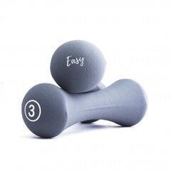 Neopreenhantlid Easy Fitness 3 kg, 2 tk. hind ja info | Hantlid, kangid, raskused | kaup24.ee