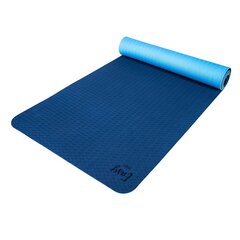 Joogamatt Double Layer Yoga Mat 6mm Easy Yog: värv - sinine hind ja info | Joogamatid | kaup24.ee