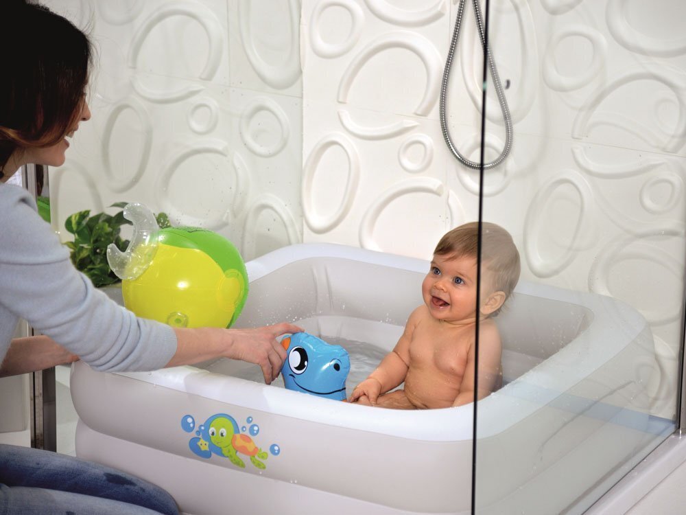 Täispuhutav väikelaste bassein Bestway Baby Tub, 86x86x25 cm цена и информация | Basseinid | kaup24.ee