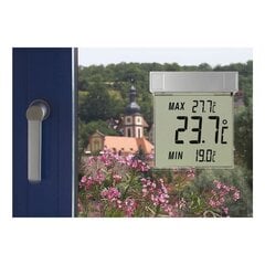 Цифровой уличный термометр, прикрепляемый к окну Tfa Vision. цена и информация | Метеорологические станции, термометры | kaup24.ee