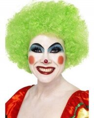 Roheline parukas "Crazy Clown" hind ja info | Karnevali kostüümid | kaup24.ee