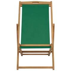 Складной деревянный шезлонг, военно-зеленый цена и информация | Садовые стулья, кресла, пуфы | kaup24.ee