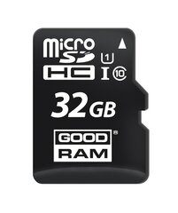 GoodRam microSD карточка памяти, 32GB цена и информация | USB накопители | kaup24.ee