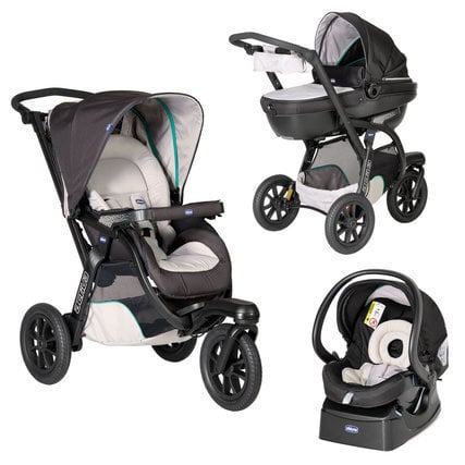 Vankrikomplekt Chicco New Trio Activ3 Race: vanker, käru, turvahäll hind ja info | Vankrid, jalutuskärud | kaup24.ee