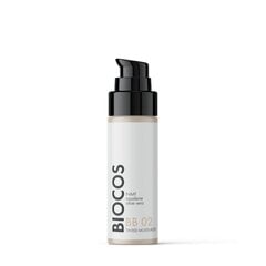 Tooniv BB02 niisutav näokreem BIOCOS, keskmine toon neutraalsele nahale, 30 ml цена и информация | Кремы для лица | kaup24.ee