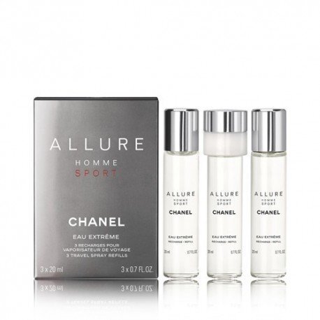 Chanel Allure Homme Sport Eau Extreme EDT kinkekomplekt meestele 3 x 20 ml hind ja info | Meeste parfüümid | kaup24.ee