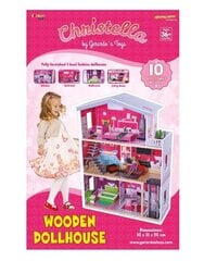 Gerardo's Toys Деревянный кукольный дом Christella цена и информация | Игрушки для девочек | kaup24.ee