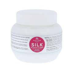 Pehmust ja sära andev juuksemask Kallos Silk 275 ml цена и информация | Средства для укрепления волос | kaup24.ee