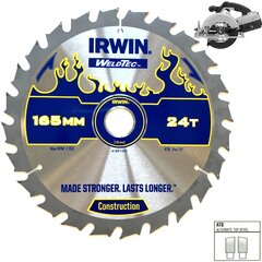 Режущий диск Irwin Cordless 165x20(16)x18T 1.8 мм ATB цена и информация | Механические инструменты | kaup24.ee