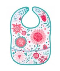Veekindel põll taskuga Canpol Babies Wild Nature Pink, 9/234, roosa цена и информация | Слюнявчики | kaup24.ee