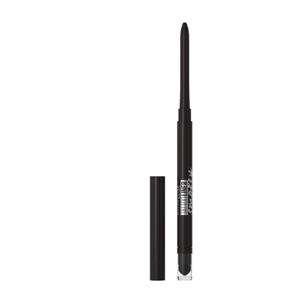 Automaatne silmapliiats Maybelline Tattoo 1,3 g, 010 Smokey Black hind ja info | Ripsmetušid, lauvärvid, silmapliiatsid, seerumid | kaup24.ee