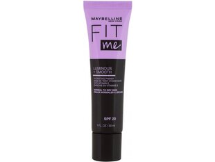 Увлажняющая основа для макияжа Maybelline Fit Me SPF20 30 мл цена и информация | Пудры, базы под макияж | kaup24.ee