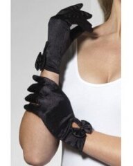 Черные короткие перчатки цена и информация | Карнавальные костюмы | kaup24.ee