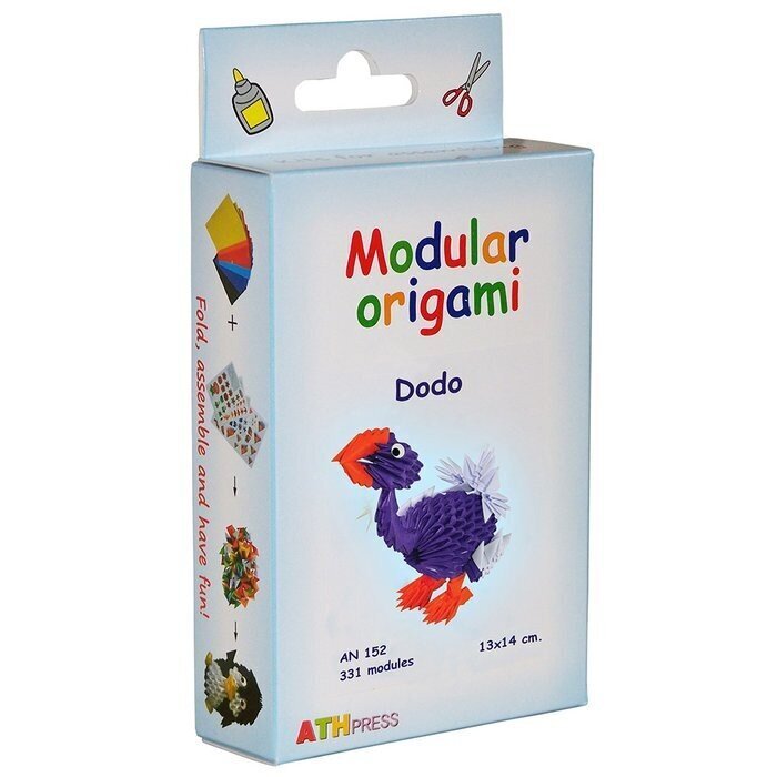 Modulaarne origami Dodo цена и информация | Arendavad mänguasjad | kaup24.ee