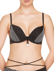 Naiste ujumistrikoo push up rinnahoidja Lauma Lingerie "Black & White" hind ja info | Naiste ujumisriided | kaup24.ee