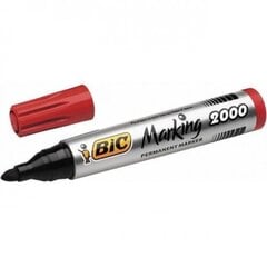 Перманентный маркер Bic Eco 2000 2-5 мм, с круглым наконечником, красный, 1 шт. 000033 цена и информация | Канцелярские товары | kaup24.ee