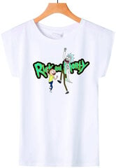 Naiste pluus Glo Story Rick And Morty White WPO B09661/S, valge hind ja info | Naiste T-särgid | kaup24.ee