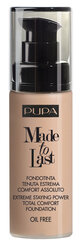 Jumestuskreem Pupa Made To Last Foundation 30 ml, 030 Natural Beige hind ja info | Jumestuskreemid, puudrid | kaup24.ee