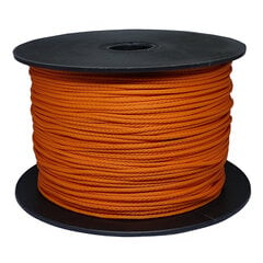 Веревка для вязания 2 мм. цвет оранжевый глянцевый(Нр. 92) 200 м. цена и информация | Принадлежности для вязания крючком | kaup24.ee