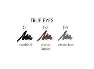 Silmapliiats Pupa True Eyes 1.4 g, 02 Intense Brown цена и информация | Тушь, средства для роста ресниц, тени для век, карандаши для глаз | kaup24.ee