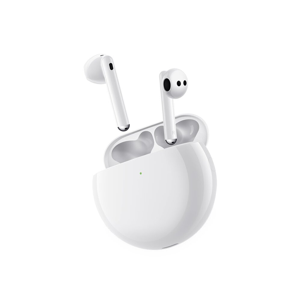 Täielikult juhtmevabad kõrvasisesed kõrvaklapid Huawei FreeBuds 4 Ceramic White 55034498 hind ja info | Kõrvaklapid | kaup24.ee