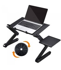 Sülearvuti laud, must hind ja info | Arvutilauad, kirjutuslauad | kaup24.ee