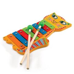 Детский деревянный ксилофон Djeco Animambo, DJ06002 цена и информация | Развивающие игрушки и игры | kaup24.ee