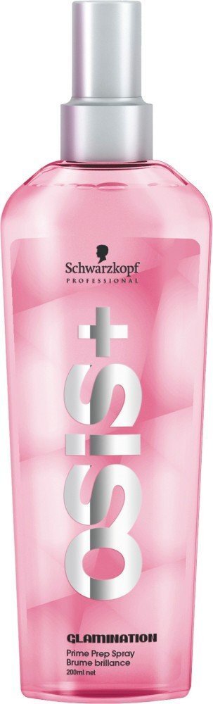 Multifunktsionaalne juuste eelhooldussprei Schwarzkopf Professional Osis+ Glamination Prime 200 ml цена и информация | Viimistlusvahendid juustele | kaup24.ee