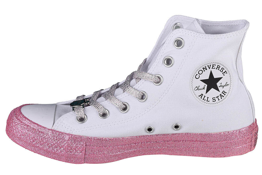 Naiste spordijalatsid Converse X Miley Cyrus Chuck Taylor Hi All Star 162239C, valge цена и информация | Naiste spordi- ja vabaajajalatsid | kaup24.ee