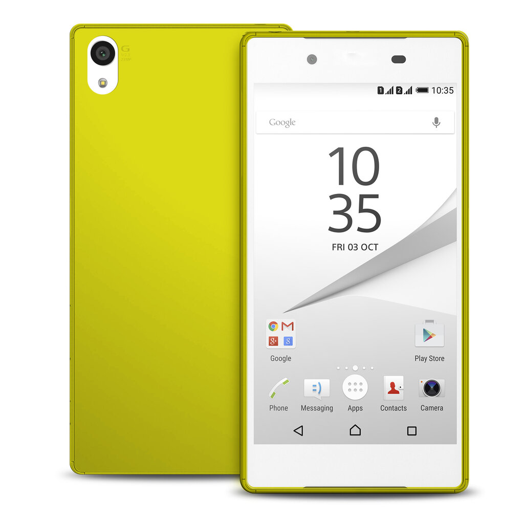 Kaitseümbris ULTRA-SLIM "0,3" telefonile Sony Xperia Z5 + ekraani kaitsekile, roheline hind ja info | Telefoni kaaned, ümbrised | kaup24.ee