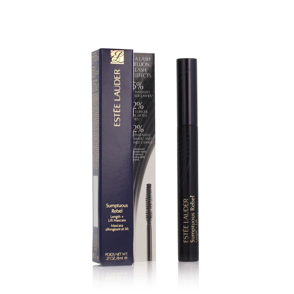 Pikendav ja volüümi andev ripsmetušš Estee Lauder Sumptuous Rebel 8 ml, Black hind ja info | Ripsmetušid, lauvärvid, silmapliiatsid, seerumid | kaup24.ee