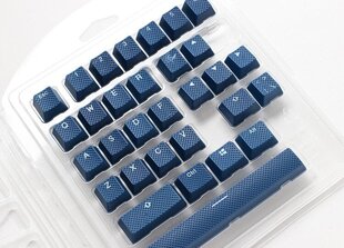 Ducky Rubber Keycap Set | 31vnt, Navy Blue hind ja info | Klaviatuurid | kaup24.ee