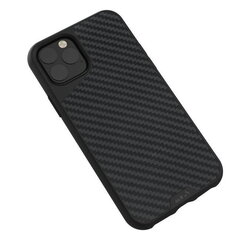 Mous Air-Shock Extreme Protection Back Cover ümbris iPhone 11 Pro jaoks koos ehtsa süsinikkiust elemendiga Must hind ja info | Telefoni kaaned, ümbrised | kaup24.ee