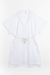 Итальянское льняное платье женское Lumina, белое цена и информация | Платье | kaup24.ee