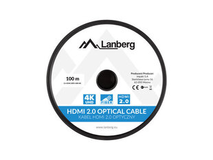 LANBERG CA-HDMI-20FB-1000-BK цена и информация | Кабели и провода | kaup24.ee