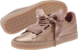 Naiste spordijalatsid Puma Basket Heart Copper 365463-01, roosa hind ja info | Naiste spordi- ja vabaajajalatsid | kaup24.ee