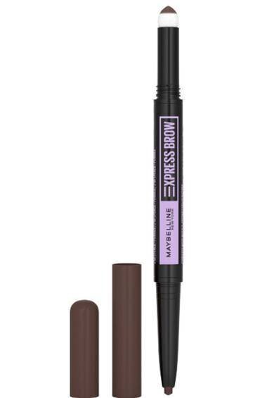 Kulmupliiats Maybelline New York Express Brow Satine Duo, Dark Brown o4 hind ja info | Kulmuvärvid, -pliiatsid | kaup24.ee