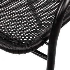 Уличный стул Springos GF1011, черный цена и информация | Садовые стулья, кресла, пуфы | kaup24.ee