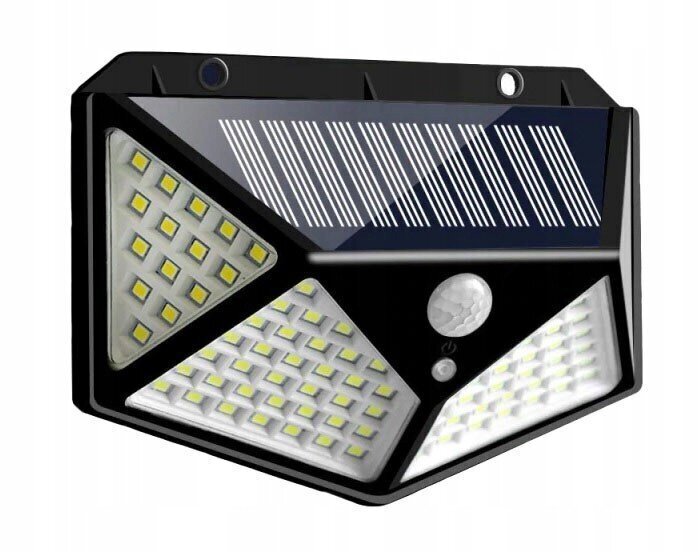 LED seinavalgusti päikesepatarei ja liikumisanduriga, 100 LED hind ja info | Aia- ja õuevalgustid | kaup24.ee