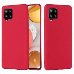 Mocco Liquid Silicone Soft Back Case for Samsung Galaxy A42 5G Red hind ja info | Telefoni kaaned, ümbrised | kaup24.ee