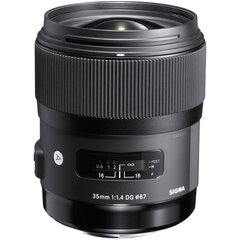 Sigma 35мм f/1.4 DG HSM Art объектив для Nikon цена и информация | Линзы | kaup24.ee